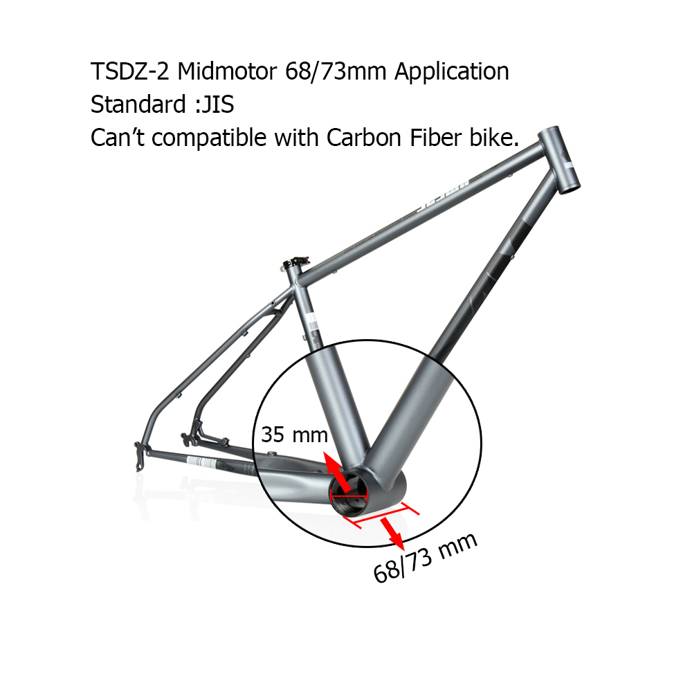 36V 250W TSDZ-2 Mid Drive Motor Kit