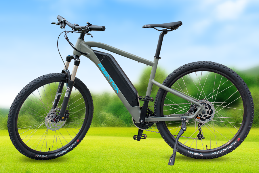 Inch Fat Tire Electric Bike System Green Pedel